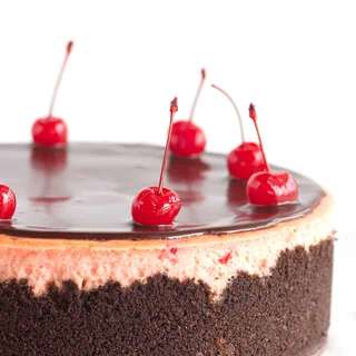 Cherry Chocolate Chip Cheesecake