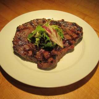 Grilled Steak with Garlic and Herbs