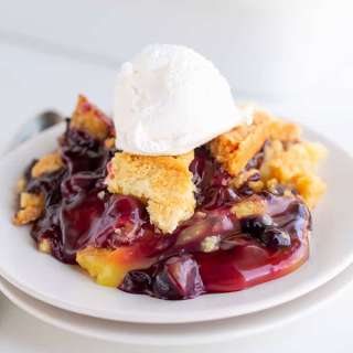 Lemon Blueberry Dump Cake