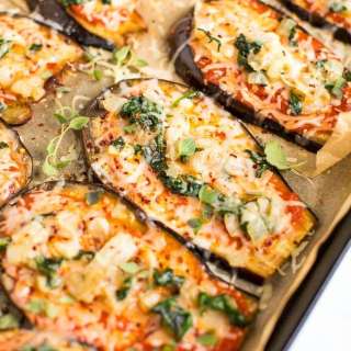 Low Carb Eggplant Pizza
