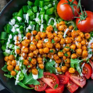 Buffalo Chickpea Salad