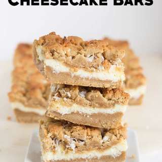 Peanut Butter Coconut Cheesecake Bars