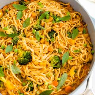 Coconut Curry SunButter Noodle Bowl
