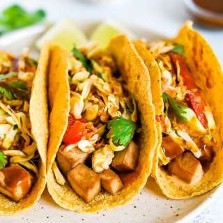 Asian Tofu Tacos