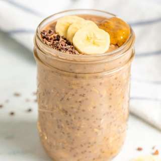 Chocolate Banana Overnight Oats