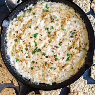 Four Cheese Baked Artichoke Dip