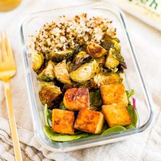 Maple Mustard Tempeh Meal Prep Bowls