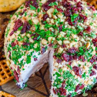 Cranberry Walnut Holiday Cheese Ball