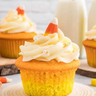 Candy Corn Cupcakes