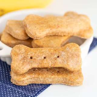Peanut Butter Banana Dog Treats