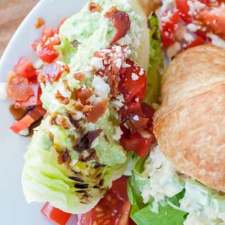 Iceberg Wedge Salad with Green Goddess Dressing