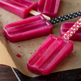 Green Tea Hibiscus Pops