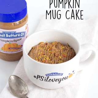 Peanut Butter Pumpkin Mug Cake
