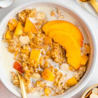 Peaches and Cream Oatmeal