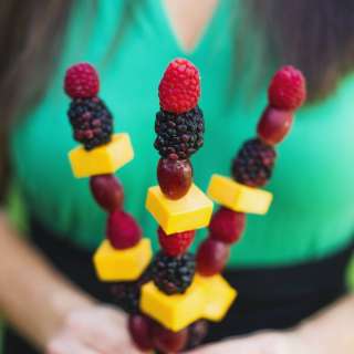 Fruit and Cheese Kabobs