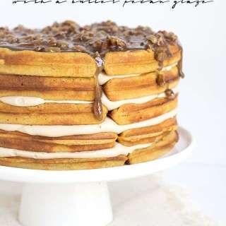 Pumpkin Pie Waffle Cake