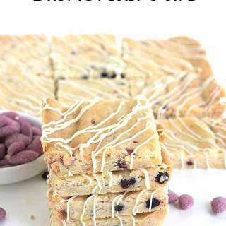 Blueberry Almond Shortbread Bars