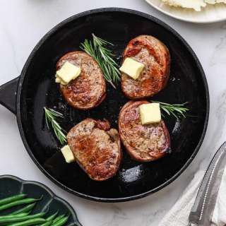 Bacon-Wrapped Steak