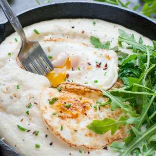 Cheese Grits Breakfast Bowls