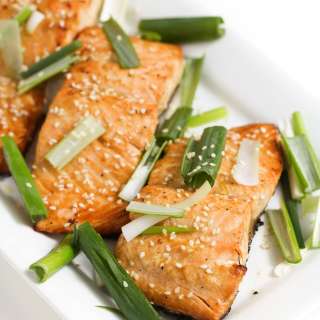 Sweet and Spicy Baked Salmon
