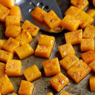 Maple Cinnamon Roasted Butternut Squash