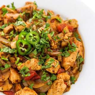 Spicy Chicken Sauté with Jalapeño