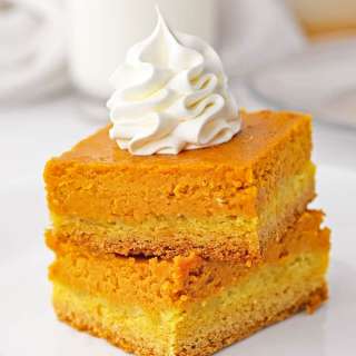 Pumpkin Gooey Bars