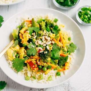 Tuna Curry Bowl with Cauliflower Rice