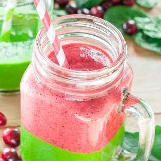 Cranberry Mango Layered Smoothie