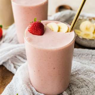 Strawberry Banana Protein Smoothie