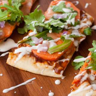 Barbecue Ranch Sweet Potato Pizza