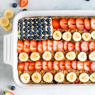 Flag Baked Oatmeal