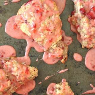 Strawberry Lemonade Scones