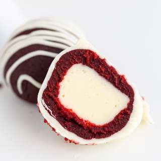 Red Velvet Cream Cheese Cake Pops