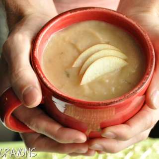 Creamy Potato Apple Brie Soup