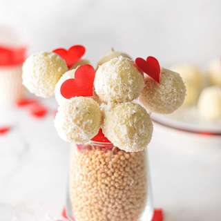 White Chocolate Coconut Truffles