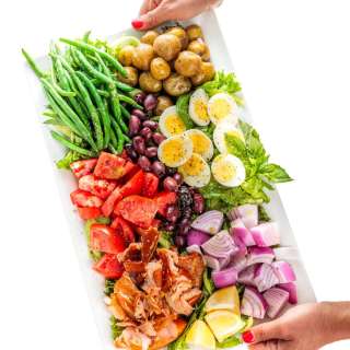 Smoked Salmon Nicoise Salad