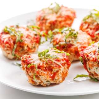 Chicken Parmesan Meatloaf Muffins