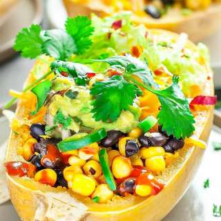 Spaghetti Squash Burrito Bowls