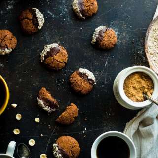 Chocolate Hazelnut Healthy Gingersnap Recipe With Coffee