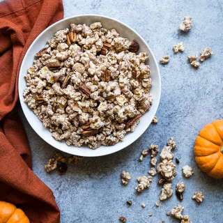 Pumpkin-Flavored Homemade Microwave Popcorn
