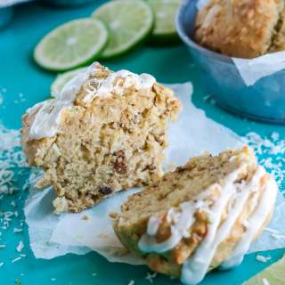 Coconut-Lime Avocado Muffins