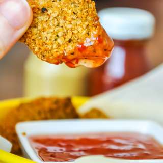 Baked Chicken Fried Tofu