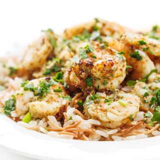 Lebanese Air Fryer Shrimp