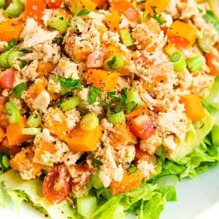 No Mayo Sweet Potato Tuna Salad