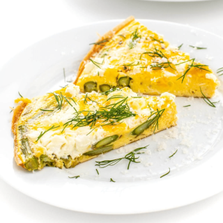 Asparagus and Goat Cheese Frittata