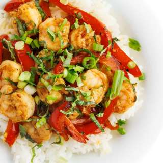 Thai Basil Shrimp