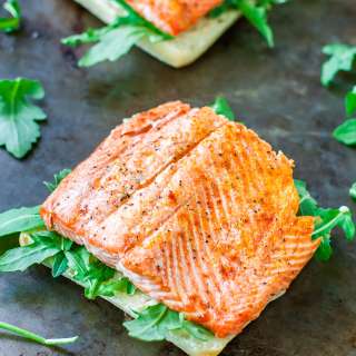 Grilled Salmon Sandwiches