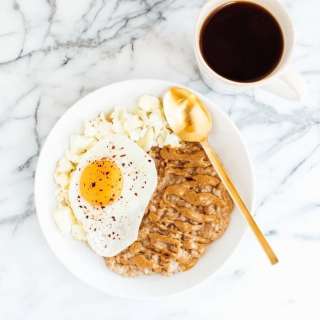 Egg and Oat Combo Bowl