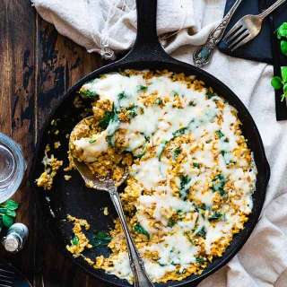 One-Pot Rice Casserole With Pumpkin